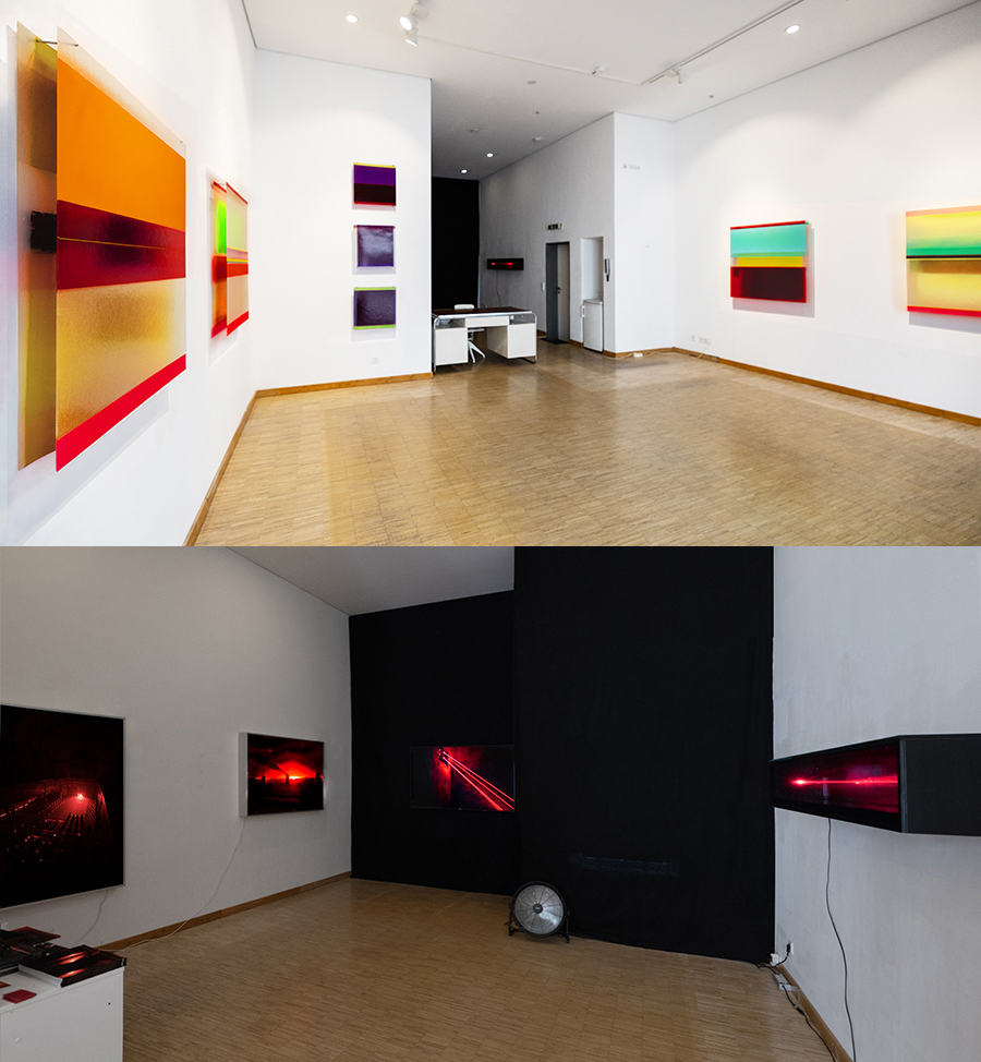 Innenperspektive Raum für Kunst, Ausstellung Lichtfänger 